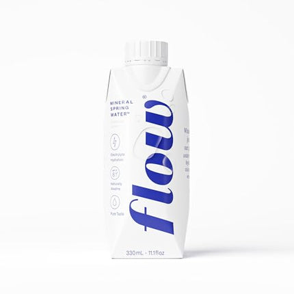 Flow Alkaline Spring Water, 100% Naturally Alkaline,1L (Pack of 6)