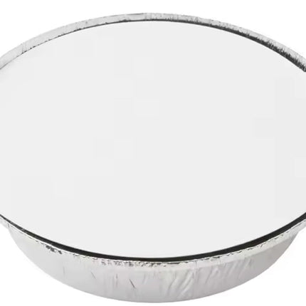 Ruthy's Outlet Round aluminum foil pans Disposable Tray Containers for Storing, Baking, Meal Prep & Reheating | Freezer & Oven Safe, Recyclable (30, 8" Round)