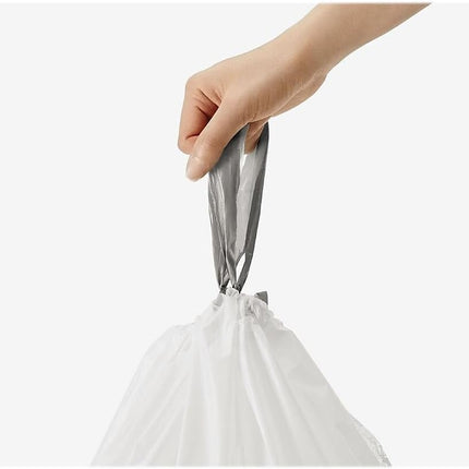 simplehuman Code R Custom Fit Drawstring Trash Bags, 10 Liter / 2.6 Gallon, 12 Refill Packs (240 Count)