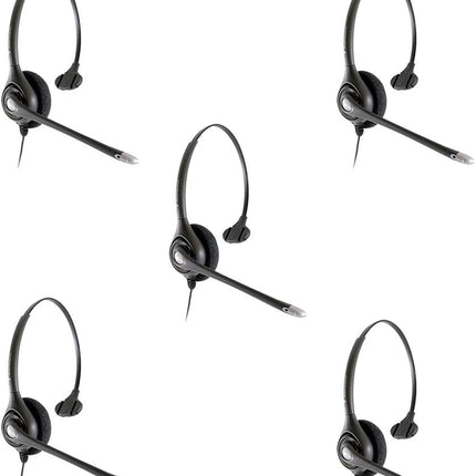 Plantronics HW251n Wired Office Headset- 5 Pack (Renewed)