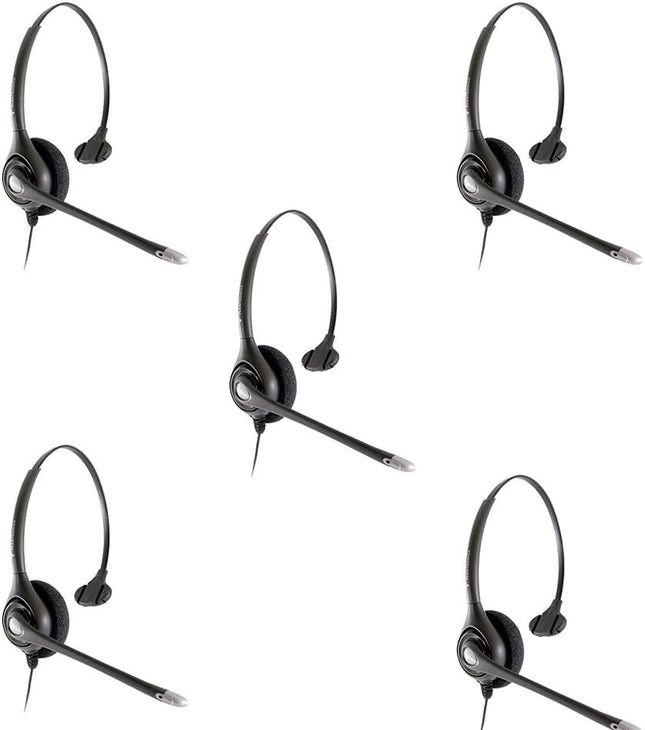 Plantronics HW251n Wired Office Headset- 5 Pack (Renewed)