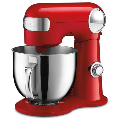 Cuisinart SMD-50CRM Precision Pro 5.5-Quart Digital Stand Mixer with 12-Speeds, 3 Preprogrammed Food Prep Settings, Mixing Bowl, Chef's Whisk, Flat Mixing Paddle, Dough Hook, and Splash Guard, Cream