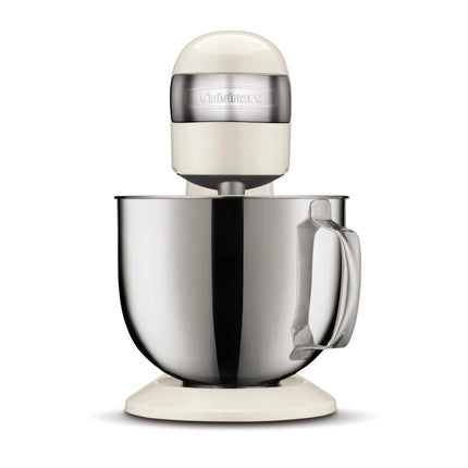 Cuisinart SMD-50CRM Precision Pro 5.5-Quart Digital Stand Mixer with 12-Speeds, 3 Preprogrammed Food Prep Settings, Mixing Bowl, Chef's Whisk, Flat Mixing Paddle, Dough Hook, and Splash Guard, Cream