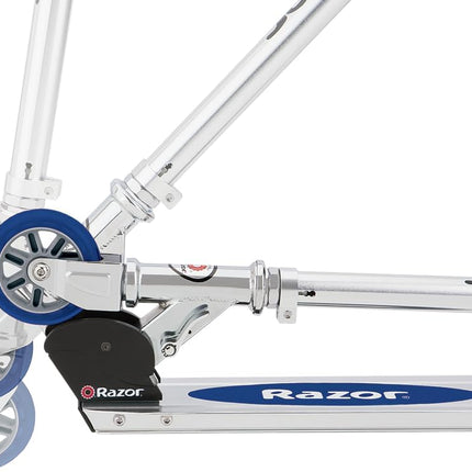 Razor AW Kick Scooter for Kids - Wheelie Bar, Lightweight, Foldable, Aluminum Frame, and Adjustable Handlebars