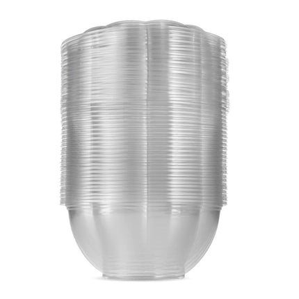 Ruthy's Outlet Plastic Salad Bowls W/Airtight Dome Lids Disposable - Clear Serving Bowls | BPA-Free | Leak-Proof | Meal Prep, Catering, Parties, Takeout, To-Go & Food Storage (50 Pack, 24, Ounce)
