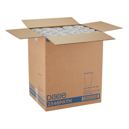 Dixie 2346PATH Pathways Paper Hot Cups, 16oz (Case of 1000)