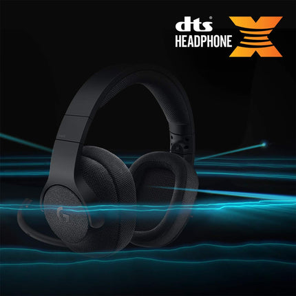 Logitech G433 7.1 Wired Gaming Headset with DTS Headphone: X 7.1 Surround for PC, PS4, PS4 PRO, Xbox One, Xbox One S, Nintendo Switch – Triple Black