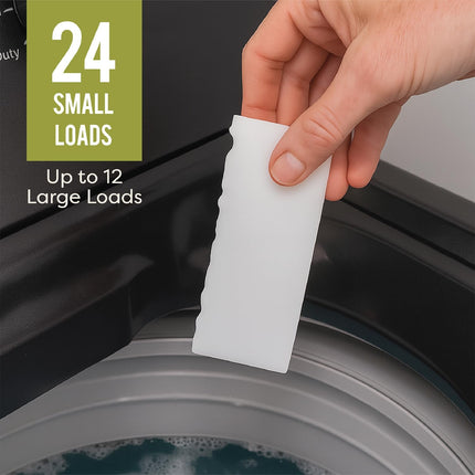 ALZOO Laundry Detergent Strips For Pet Laundry, Removes Dirt, Odors and Stains, Fragrance Free, 12 Sheets