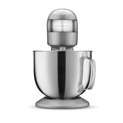 Cuisinart SMD-50CRM Precision Pro 5.5-Quart Digital Stand Mixer with 12-Speeds, 3 Preprogrammed Food Prep Settings, Mixing Bowl, Chef's Whisk, Flat Mixing Paddle, Dough Hook, and Splash Guard, Cream