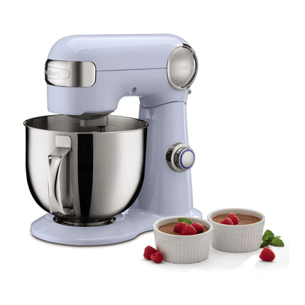 Cuisinart SMD-50CRM Precision Pro 5.5-Quart Digital Stand Mixer with 12-Speeds, 3 Preprogrammed Food Prep Settings, Mixing Bowl, Chef's Whisk, Flat Mixing Paddle, Dough Hook, and Splash Guard, Cream