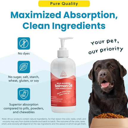 Paramount Pet Health Premium Joint & Coat Care Bundle for Large Dogs: Concentrated Glucosamine + Wild Alaskan Salmon Oil