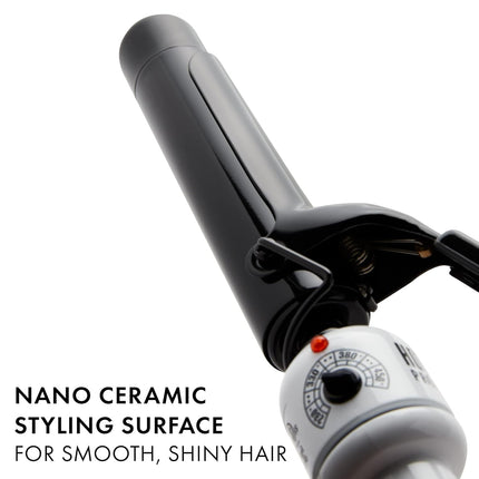 HOT TOOLS Pro Artist Nano Ceramic Curling Iron/Wand | For Smooth, Shiny Hair (1-1/4” in)