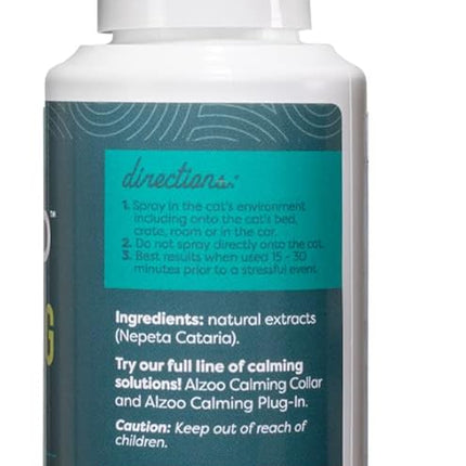 ALZOO Calming Cat Spray, Collar and Diffuser Bundle