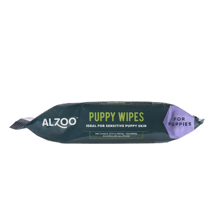ALZOO Grooming Hypoallergenic Wipes for Dogs, 100% Plant-Based Active Ingredients, 100 Count