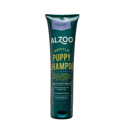 ALZOO Anti-Itch Shampoo for Dogs, Specially Formulated for Dogs with Dry, Itchy Skin, 100% Plant-Based Active Ingredients, Palmarosa Fragrance, Made in USA, 8 Fl. Oz.