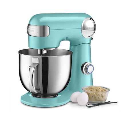Cuisinart SMD-50CRM Precision Pro 5.5-Quart Digital Stand Mixer with 12-Speeds, 3 Preprogrammed Food Prep Settings, Mixing Bowl, Chef's Whisk, Flat Mixing Paddle, Dough Hook, and Splash Guard, Cream