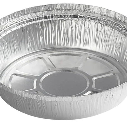 Ruthy's Outlet Round aluminum foil pans Disposable Tray Containers for Storing, Baking, Meal Prep & Reheating | Freezer & Oven Safe, Recyclable (30, 8" Round)