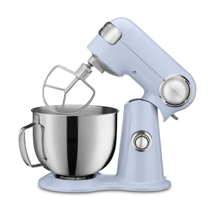 Cuisinart SMD-50CRM Precision Pro 5.5-Quart Digital Stand Mixer with 12-Speeds, 3 Preprogrammed Food Prep Settings, Mixing Bowl, Chef's Whisk, Flat Mixing Paddle, Dough Hook, and Splash Guard, Cream