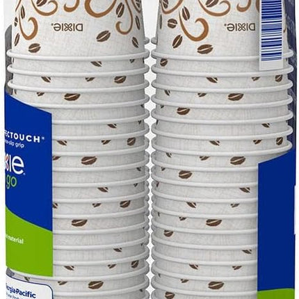 Dixie PerfecTouch Insulated Hot/Cold Paper Cups, Coffee Haze, 16 Oz (144 Count)