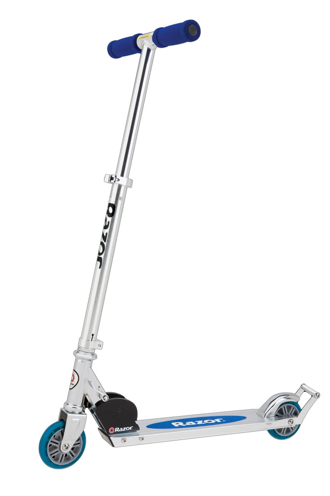 Razor AW Kick Scooter for Kids - Wheelie Bar, Lightweight, Foldable, Aluminum Frame, and Adjustable Handlebars