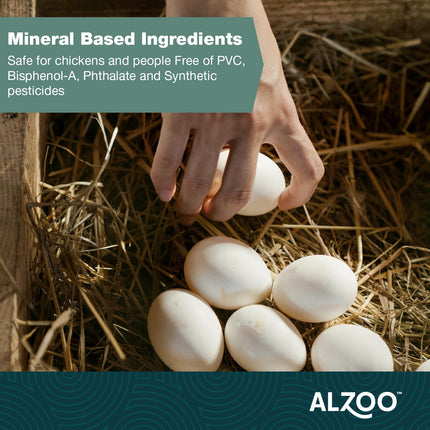 ALZOO My Fresh Coop Deodorizer, Chicken Coop Deodorizer, Concentrated Granules Absorb & Help Neutralize Odors, Mineral-Based Active Ingredients, Up To 30 Uses, 26.6 Oz., Single
