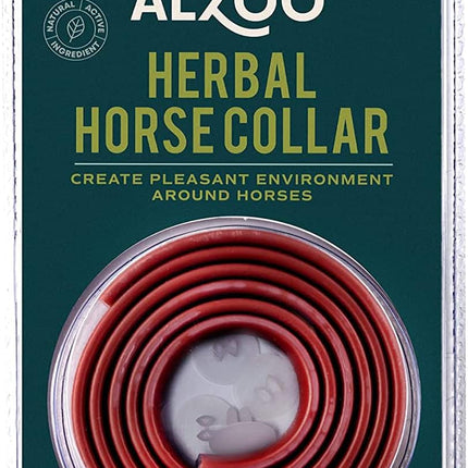 ALZOO Natural Herbal Horse Collar, 100% Plant-Based Active Ingredients, Waterproof, 30-Day Protection, 40.2 Inches