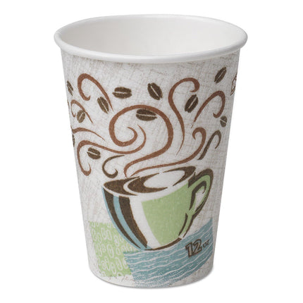 Georgia-Pacific PerfecTouch 5342DX WiseSize Coffee Dreams Insulated Paper Cup, 12oz Capacity (Case of 20 Sleeves, 25 per Sleeve)