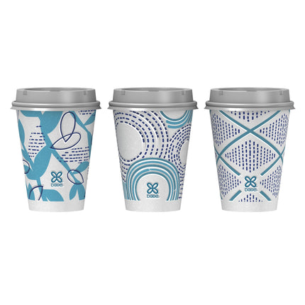 Dixie To Go Paper Coffee Cups, 12 oz, 132 ct, Disposable Insulated Paper Cups for On-The-Go Hot or Cold Beverages