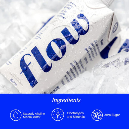 Flow Alkaline Spring Water - Refreshing Taste Of Natural Alkaline Water With Natural Electrolytes, Eco-Friendly Packaging, Non-GMO And BPA-Free. Unflavored. 12 Pack of 16.9 FL Bottles