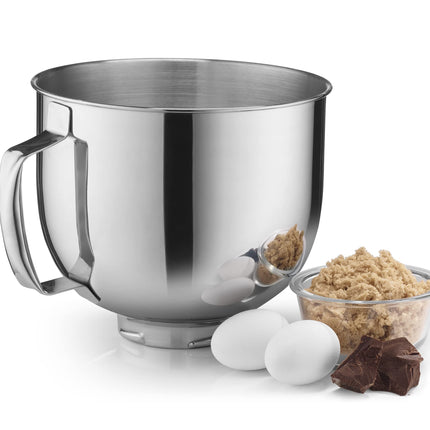 Cuisinart SMD-50CRM Precision Pro 5.5-Quart Digital Stand Mixer with 12-Speeds, 3 Preprogrammed Food Prep Settings, Mixing Bowl, Chef's Whisk, Flat Mixing Paddle, Dough Hook, and Splash Guard, Cream