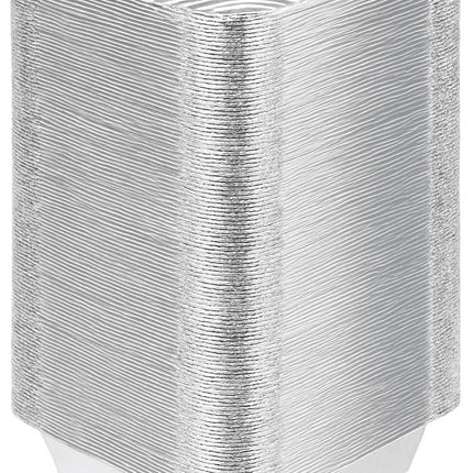 Ruthy's Outlet Disposable Aluminum Foil Pans, Half Size Steam Table Deep, 30 Pack, Silver, 2.5 Inches Deep (10 Pack)