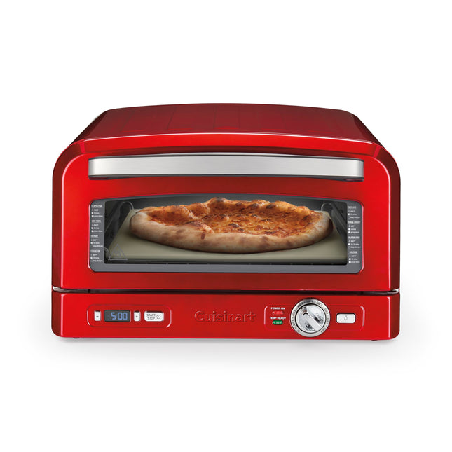 Cuisinart Indoor Pizza Oven – Bake 12” Pizzas in Minutes – Portable Countertop Pizza Oven – Matte Black Stainless Steel - CPZ-120MB