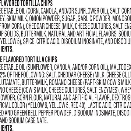 Frito-Lay Doritos Mix Variety Pack, Nacho Cheese & Cool Ranch, 1oz Bags (10 Pack)