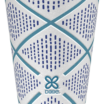 Dixie To Go Paper Coffee Cups, 12 oz, 132 ct, Disposable Insulated Paper Cups for On-The-Go Hot or Cold Beverages