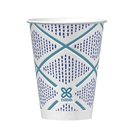 Dixie To Go Paper Coffee Cups, 12 oz, 132 ct, Disposable Insulated Paper Cups for On-The-Go Hot or Cold Beverages