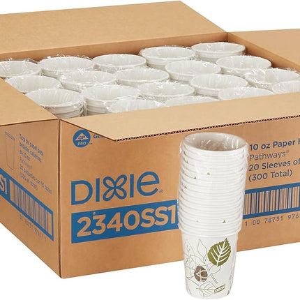 Dixie Pathways Paper Hot Cups, 10 oz.
