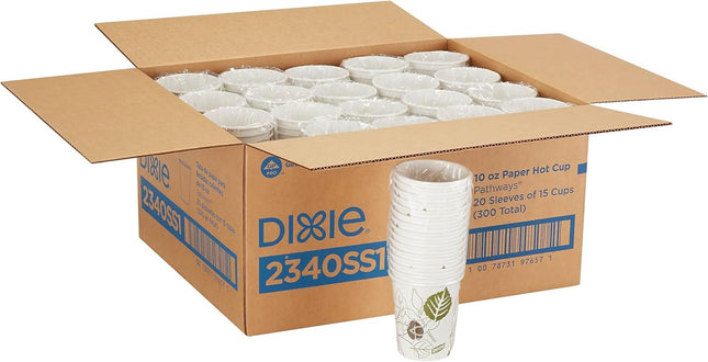 Dixie Pathways Paper Hot Cups, 10 oz.