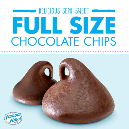 Famous Amos Cookies, Bite Size Chocolate Chip, Single Serve, 1.2 Ounce (Pack of 20)
