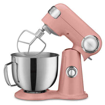 Cuisinart SMD-50CRM Precision Pro 5.5-Quart Digital Stand Mixer with 12-Speeds, 3 Preprogrammed Food Prep Settings, Mixing Bowl, Chef's Whisk, Flat Mixing Paddle, Dough Hook, and Splash Guard, Cream