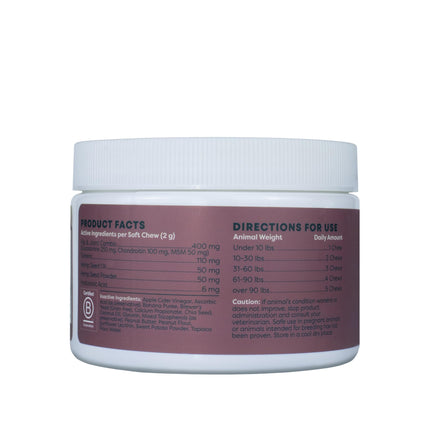 ALZOO Allergy Chews for Dogs, 100% Plant-Based Active Ingredients, Peanut Butter Flavor, 90 Count