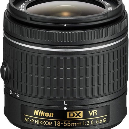 Nikon D7500 20.9MP DX-Format 4K Ultra HD Digital SLR Camera (Body Only) (Renewed) with AF-P DX NIKKOR 18-55mm f/3.5-5.6G VR Lens