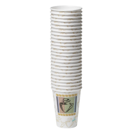 Georgia-Pacific PerfecTouch 5342DX WiseSize Coffee Dreams Insulated Paper Cup, 12oz Capacity (Case of 20 Sleeves, 25 per Sleeve)