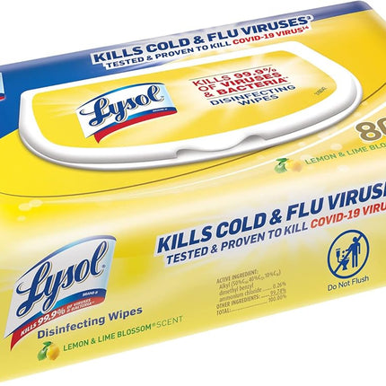Lysol Handi-Pack Disinfecting Wipes, Brighter Horizon, Country Scent, (Pack of 4 - 320ct Total)
