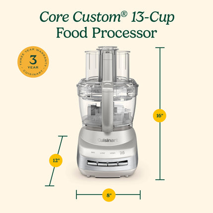Cuisinart FP-130MB Core Custom 13-Cup Multifunctional Food Processor, Marine Blue