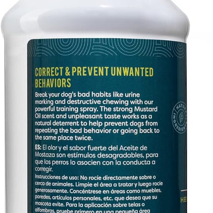 ALZOO Outdoor Training Spray for Dogs, Helps Correct Destructive Behavior Like Marking & Chewing On Outdoor Areas, 100% Plant-Based Active Ingredients, 32 Fl. Oz. Spray Bottle