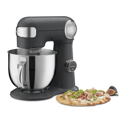 Cuisinart SMD-50CRM Precision Pro 5.5-Quart Digital Stand Mixer with 12-Speeds, 3 Preprogrammed Food Prep Settings, Mixing Bowl, Chef's Whisk, Flat Mixing Paddle, Dough Hook, and Splash Guard, Cream