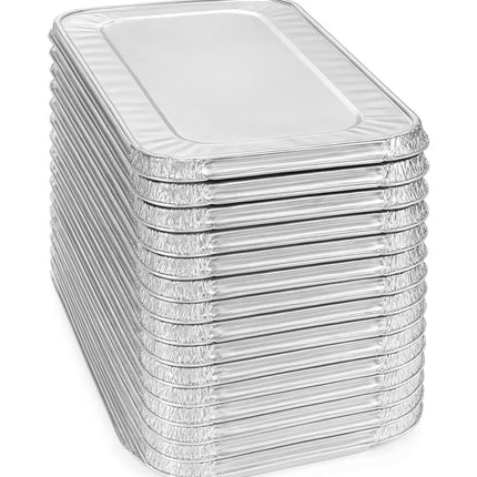 Ruthy's Outlet Disposable Aluminum Foil Pans, Half Size Steam Table Deep, 30 Pack, Silver, 2.5 Inches Deep (10 Pack)