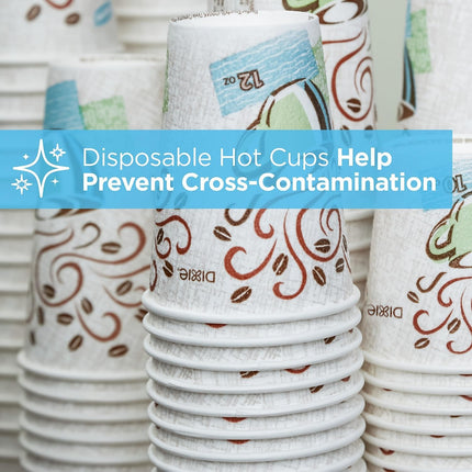 Dixie, DXE5342DXCT, PerfecTouch Paper Hot Cups, 500 / Carton