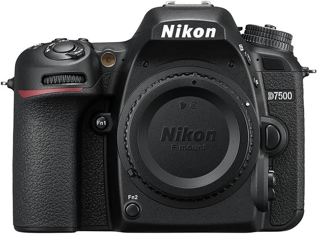 Nikon D7500 20.9MP DX-Format 4K Ultra HD Digital SLR Camera (Body Only) (Renewed) with AF-P DX NIKKOR 18-55mm f/3.5-5.6G VR Lens
