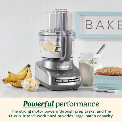 Cuisinart FP-130MB Core Custom 13-Cup Multifunctional Food Processor, Marine Blue